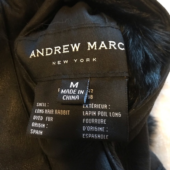 Andrew Marc Rabbit Fur jacket - Picture 6 of 8